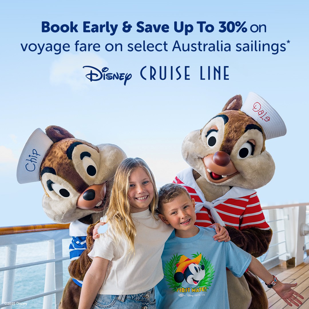 DISNEY CRUISE LINE RETURNS TO AUS & NZ!