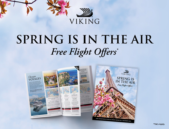 FLY FREE WITH VIKING RIVER, OCEAN & EXPEDITION VOYAGES