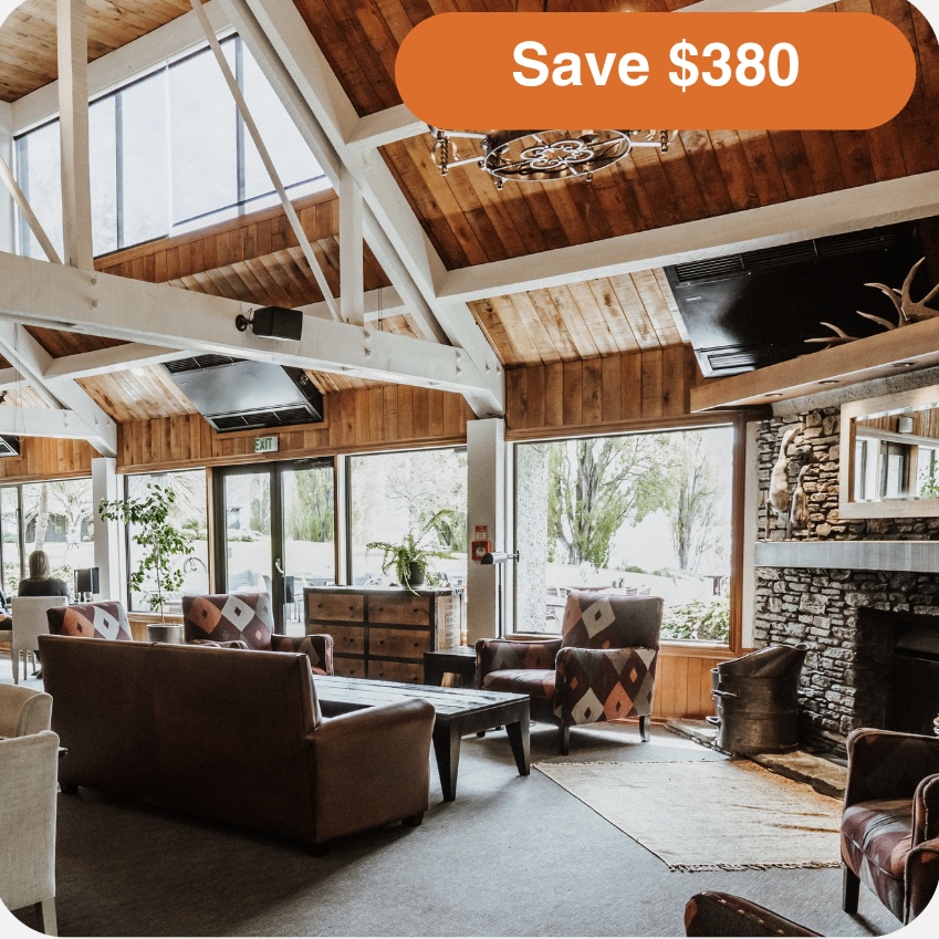 NZ NEW ZEALAND SKI: COUPLES DEAL EDGEWATER WANAKA