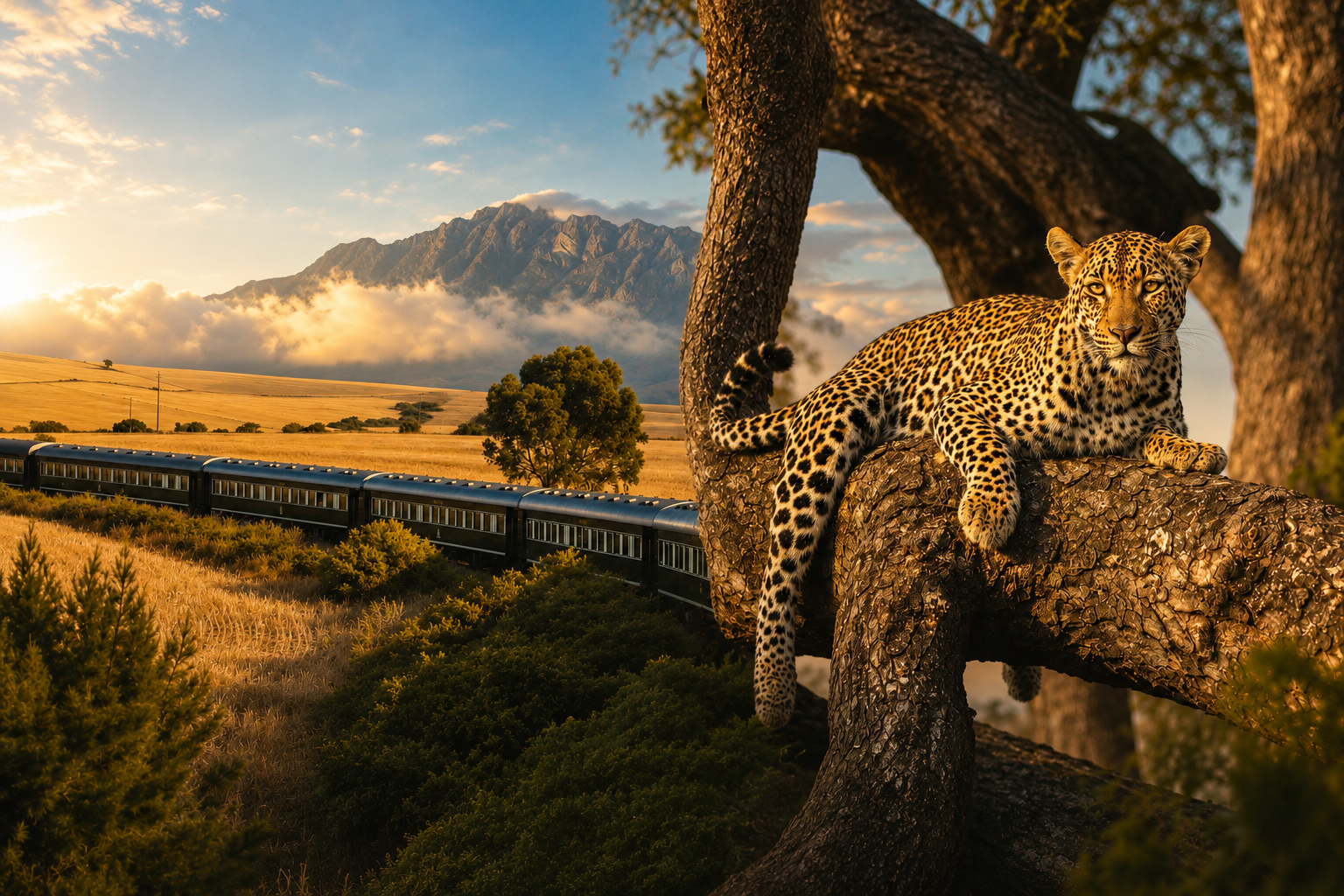 CAPE TOWN, SABI SABI RESERVE, ROVOS RAIL & MAURITIUS